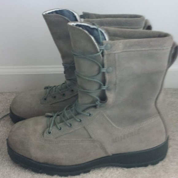 Belleville Army Combat Boots Size Men's 12 W labeled - Picture 1 of 13